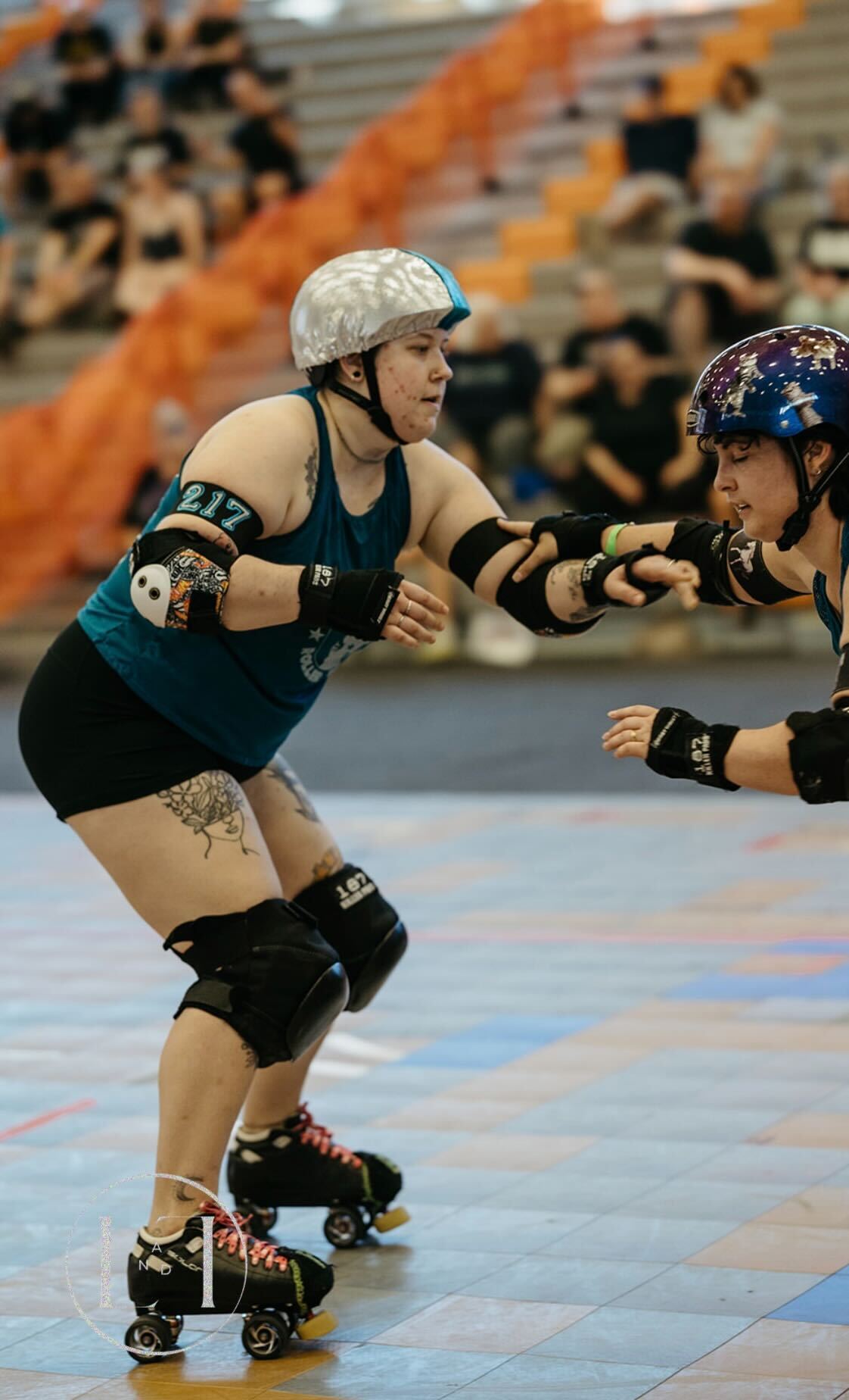 Photo: Skater Frank N Punk from South Sound Roller Derby